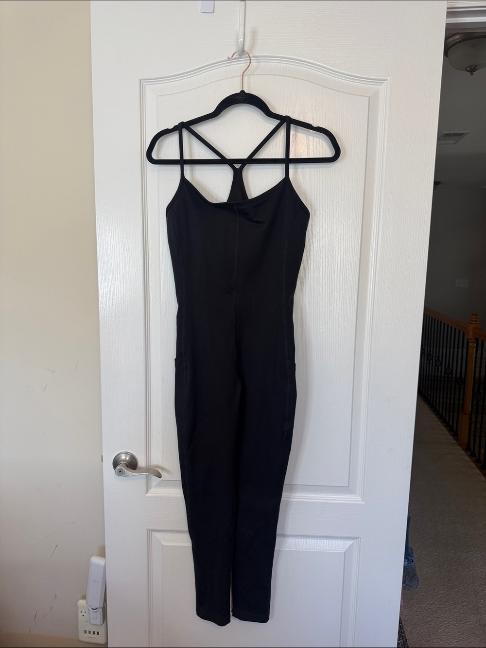 Aerie Offline The Hugger Onesie Jumpsuit Black Medium - Picture 3 of 12